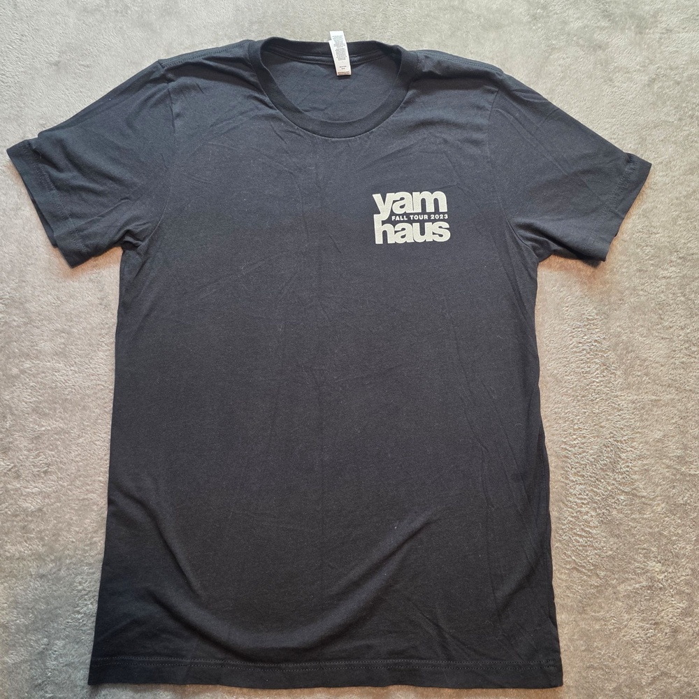Yam Haus Fall Tour 2023 Shirt Mens M Black Concert Graphic T-Shirt Band